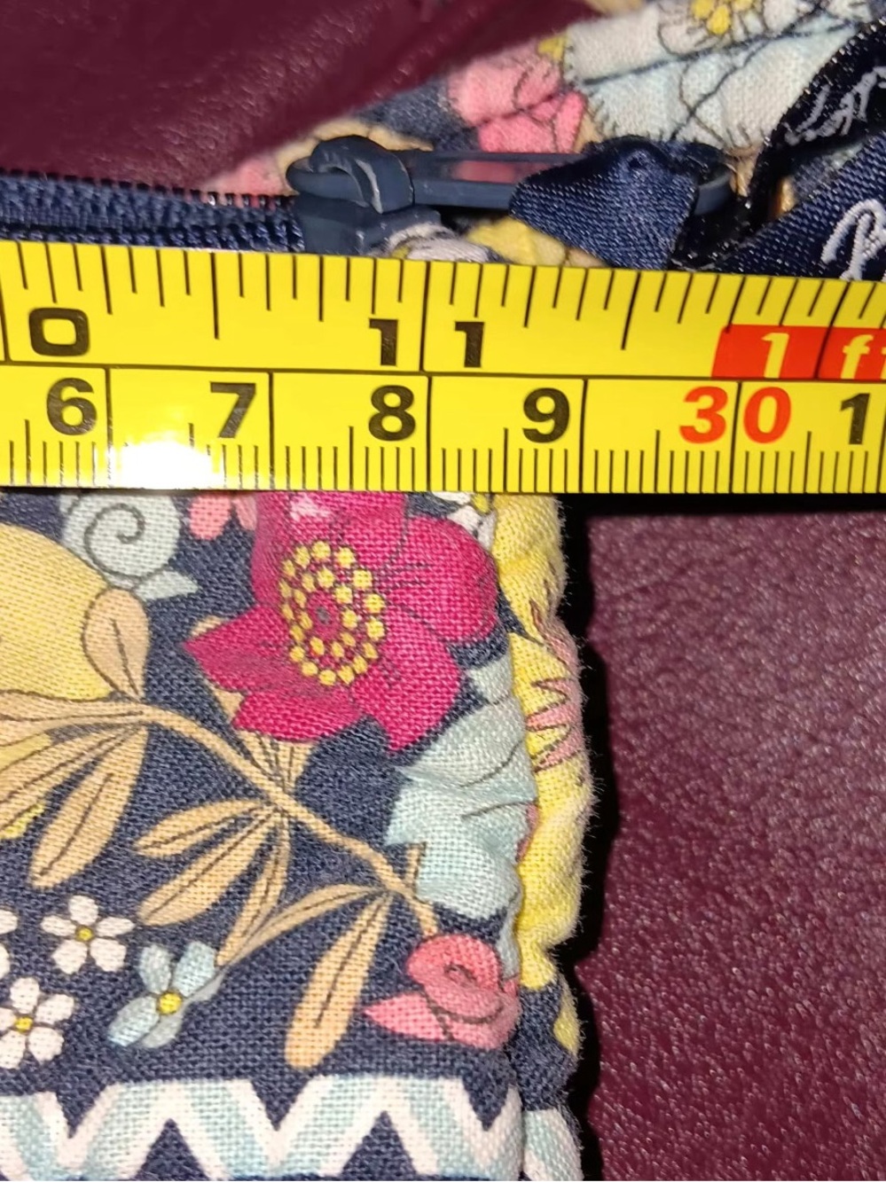 Vera Bradley Colorful Leaf Pattern Shoulder Bag (item # 1060) - Picture 5 of 8